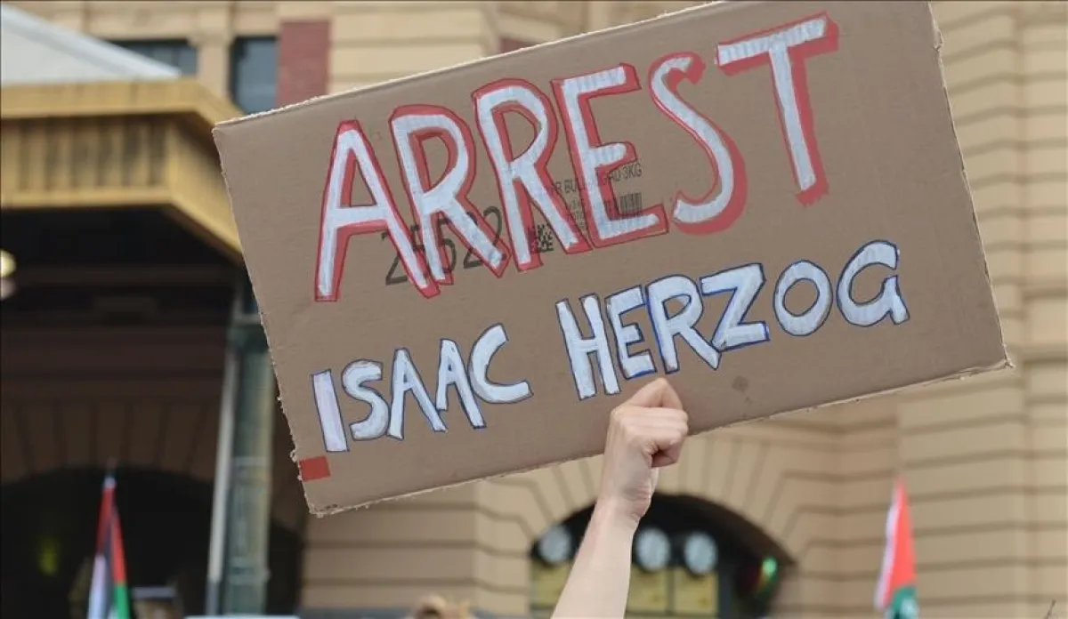 مئات الأستراليين يحتجون على زيارة الرئيس الإسرائيلي