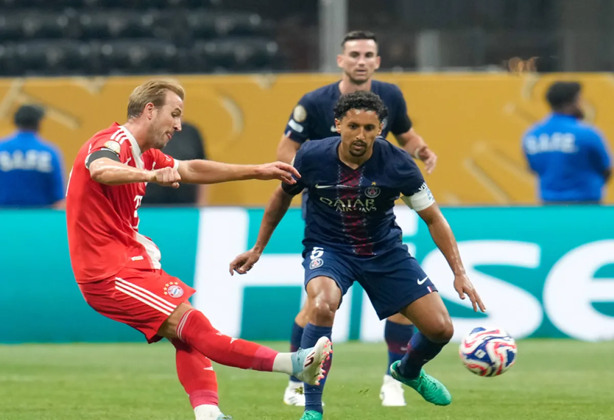 ماكرون يتوقع نتيجة مباراة باريس سان جيرمان وبايرن ميونخ