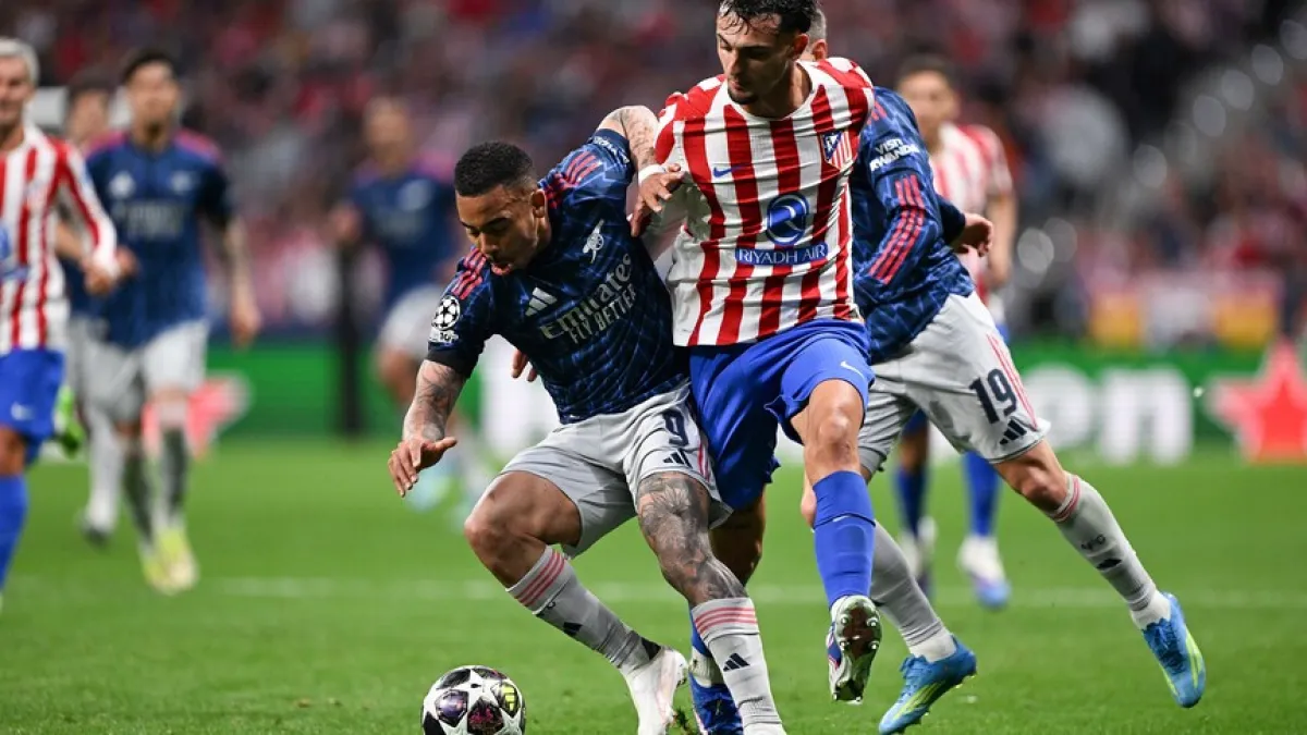 التعادل يفرض نفسه على لقاء أتلتيكو مدريد وضيفه أرسنال