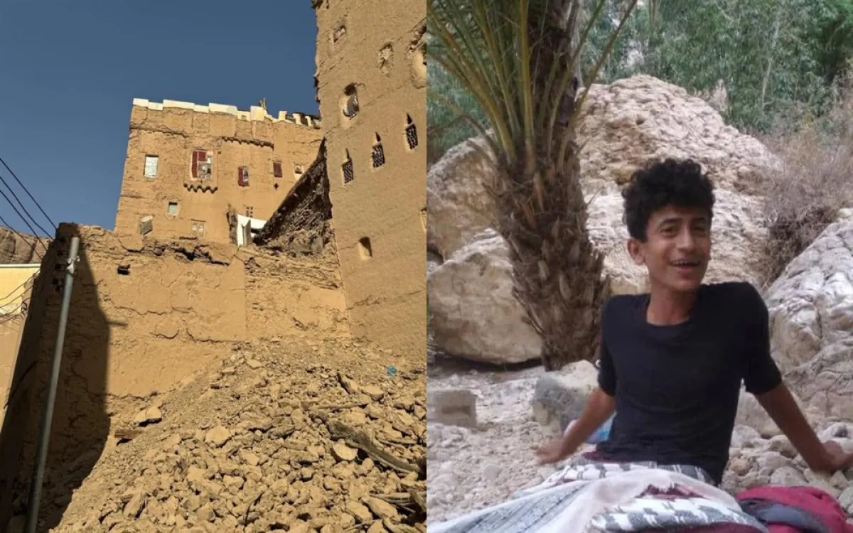 وفاة شاب وإصابة آخرين بانهيار جدار في حضرموت