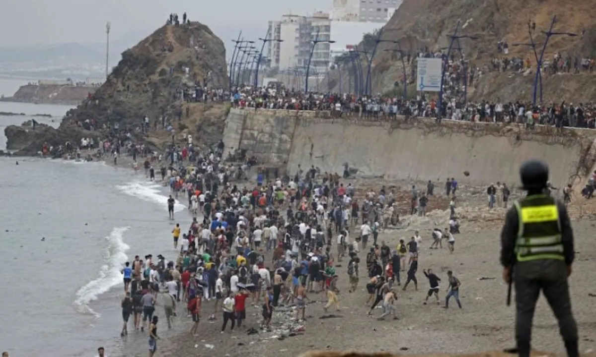 ارتفاع وفيات مهاجرين حاولوا العبور من المغرب إلى سبتة إلى 43