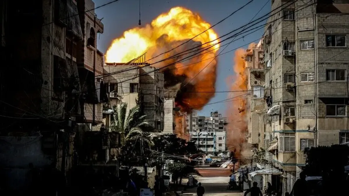مقتل 9 فلسطينيين بقصف إسرائيلي استهدف مقر شرطة في غزة